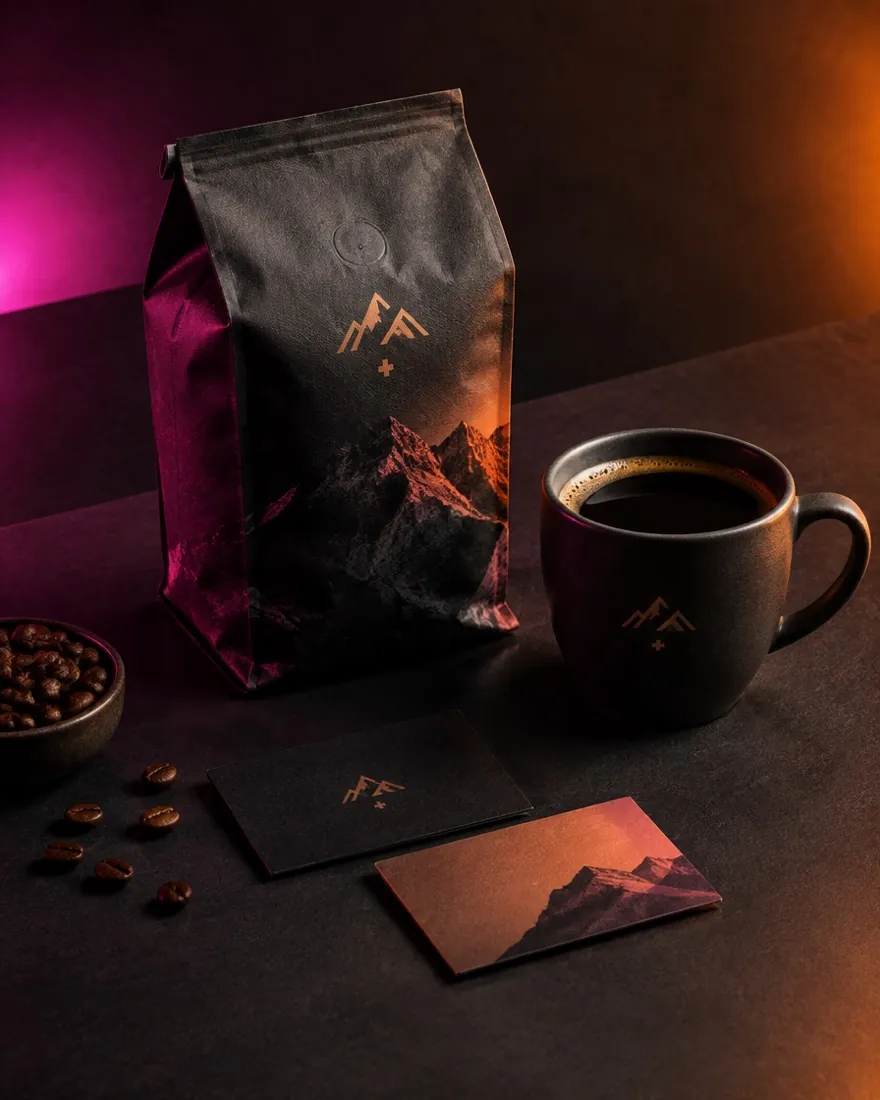 Marke für eine Kaffeerösterei